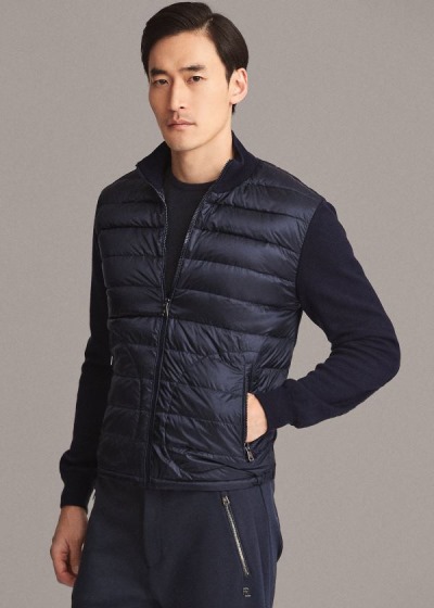 Ralph Lauren RLX Hybrid Dunjakke Herre Danmark (TGSJE3942)